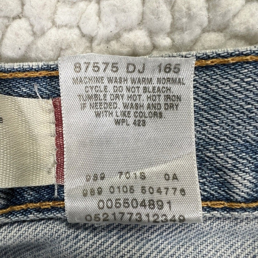 Levi's 550 Jeans Men's 34x30 (Actual 33x30) Blue Relaxed Fit Y2K - Picture 11 of 15
